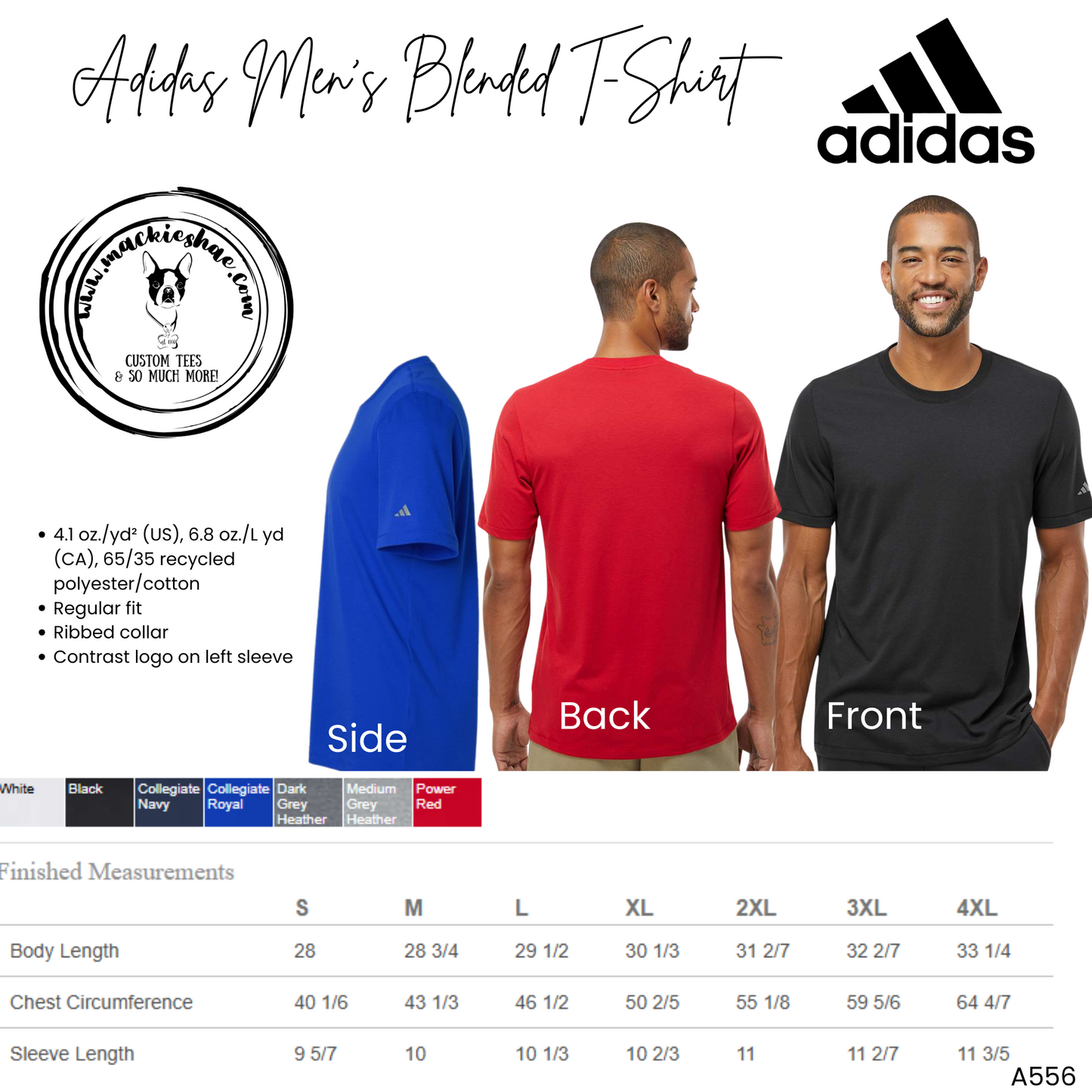 MSHS Dance- Dance with Maverick ADIDAS Men's Blended T-Shirt