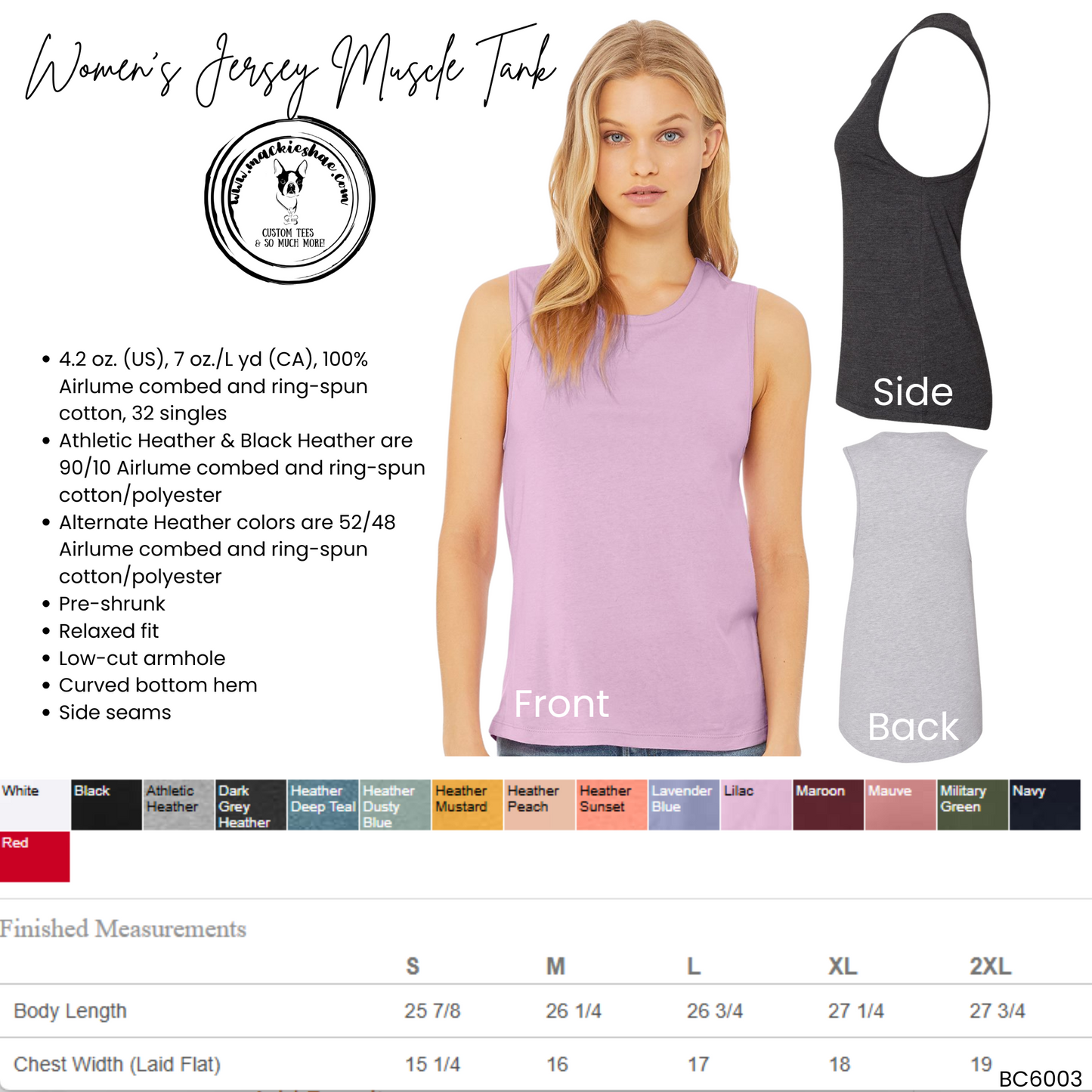 MSHS Dance- Dance with Maverick Womens Jersey Muscle Tank