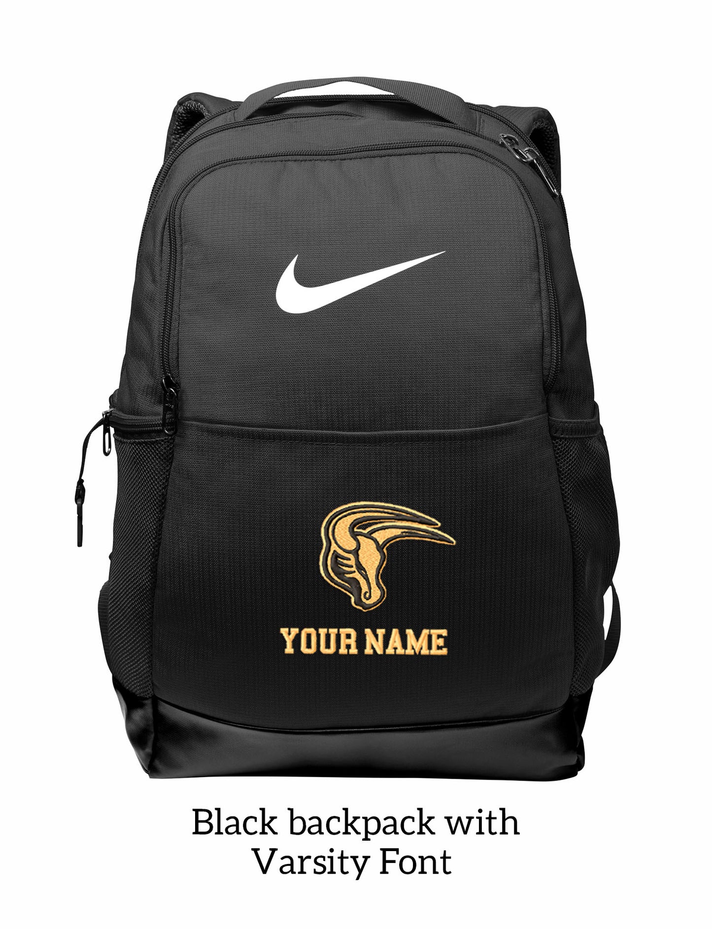 Mavs- Maverick Nike Brasilia Backpack with Embroidery Design, Personalize with your Name!