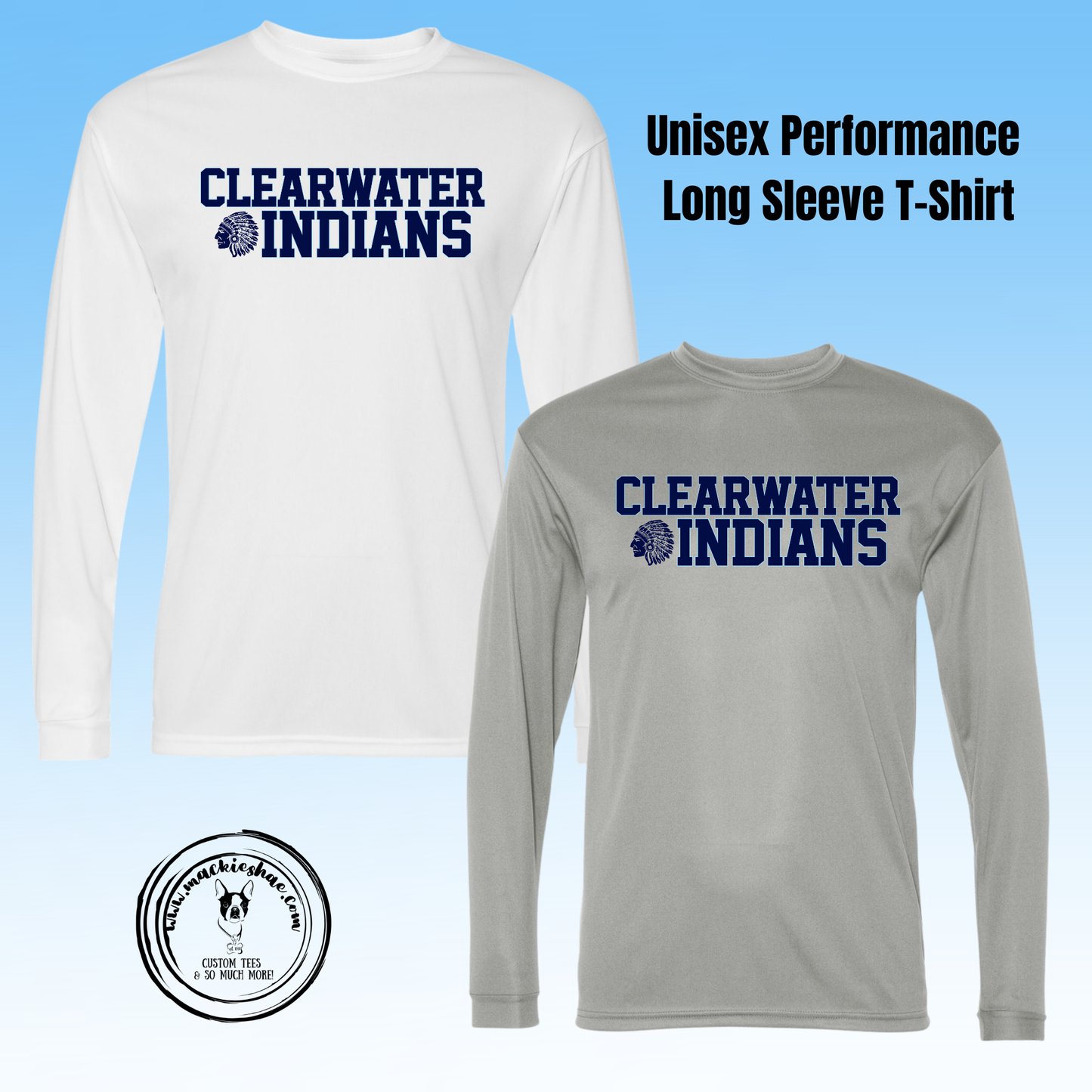 Clearwater- Clearwater Indians Performance Dri-Fit Long Sleeve Tee