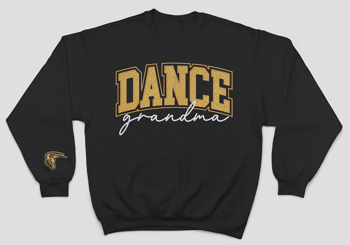 MSHS Dance- Dance Personalized Glitter Applique and Embroidered Crewneck Sweatshirt
