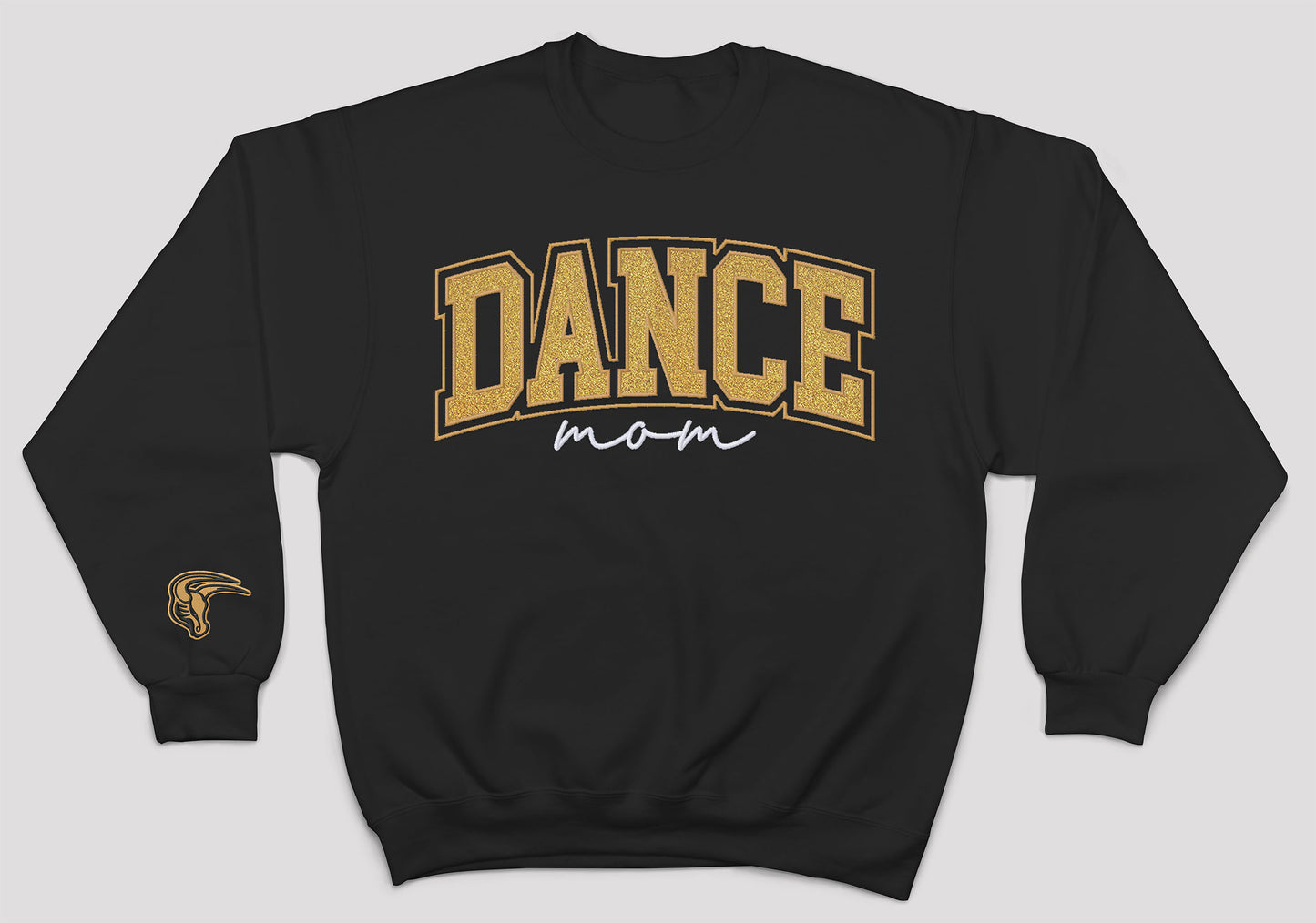 MSHS Dance- Dance Personalized Glitter Applique and Embroidered Crewneck Sweatshirt