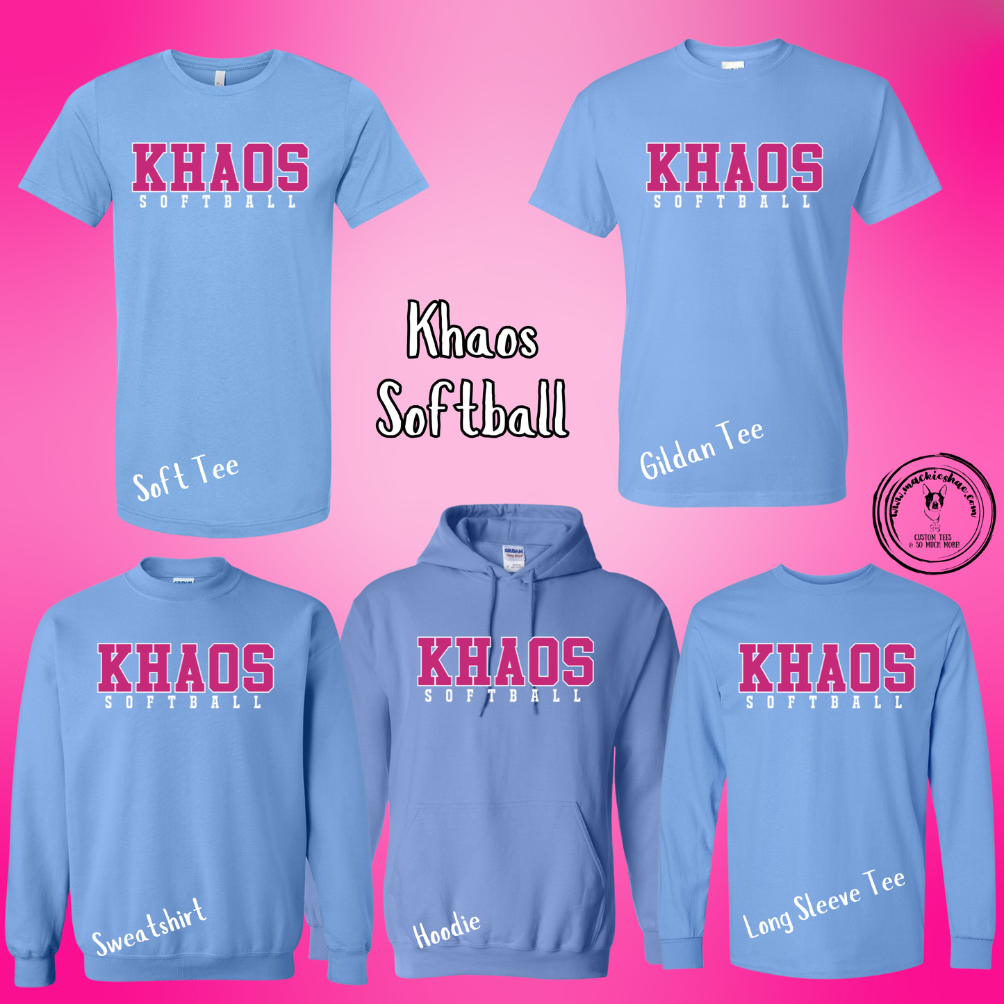 Khaos- Khaos Softball Blue Gear