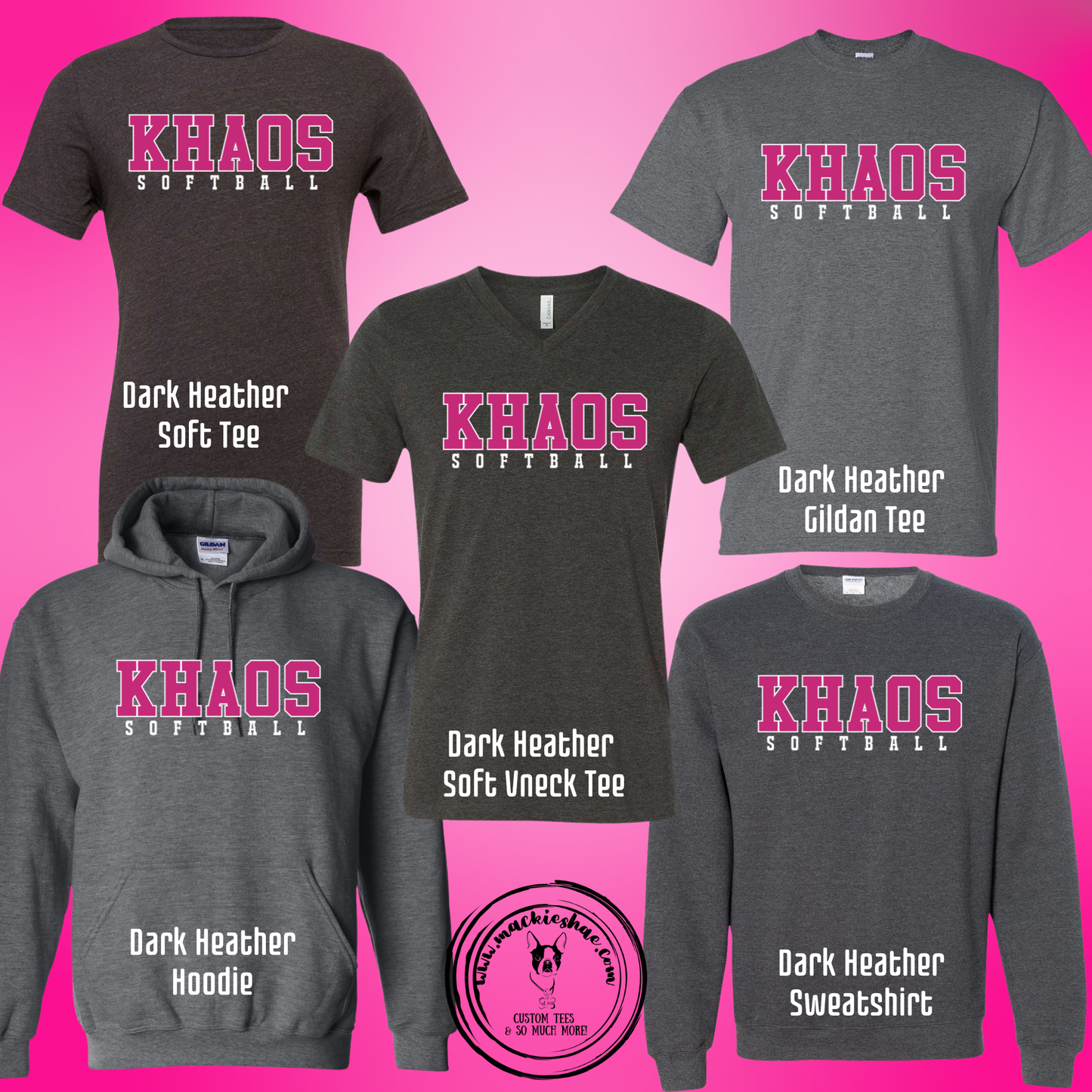 Khaos- Khaos Softball Grey Gear