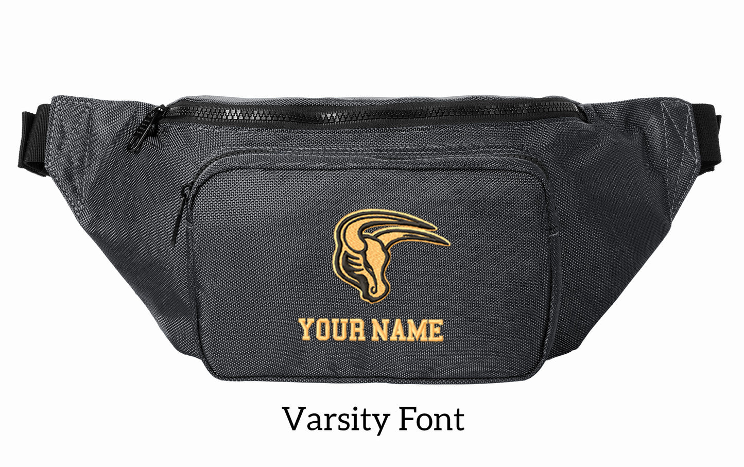Maverick Large Crossbody/Hip Pack with Embroidery Design, Personalize with your Name!