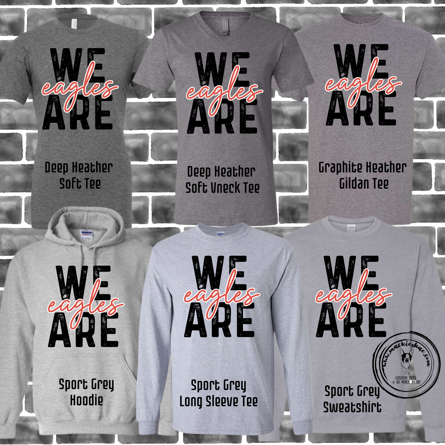 MIS- We are Eagles Grey Gear