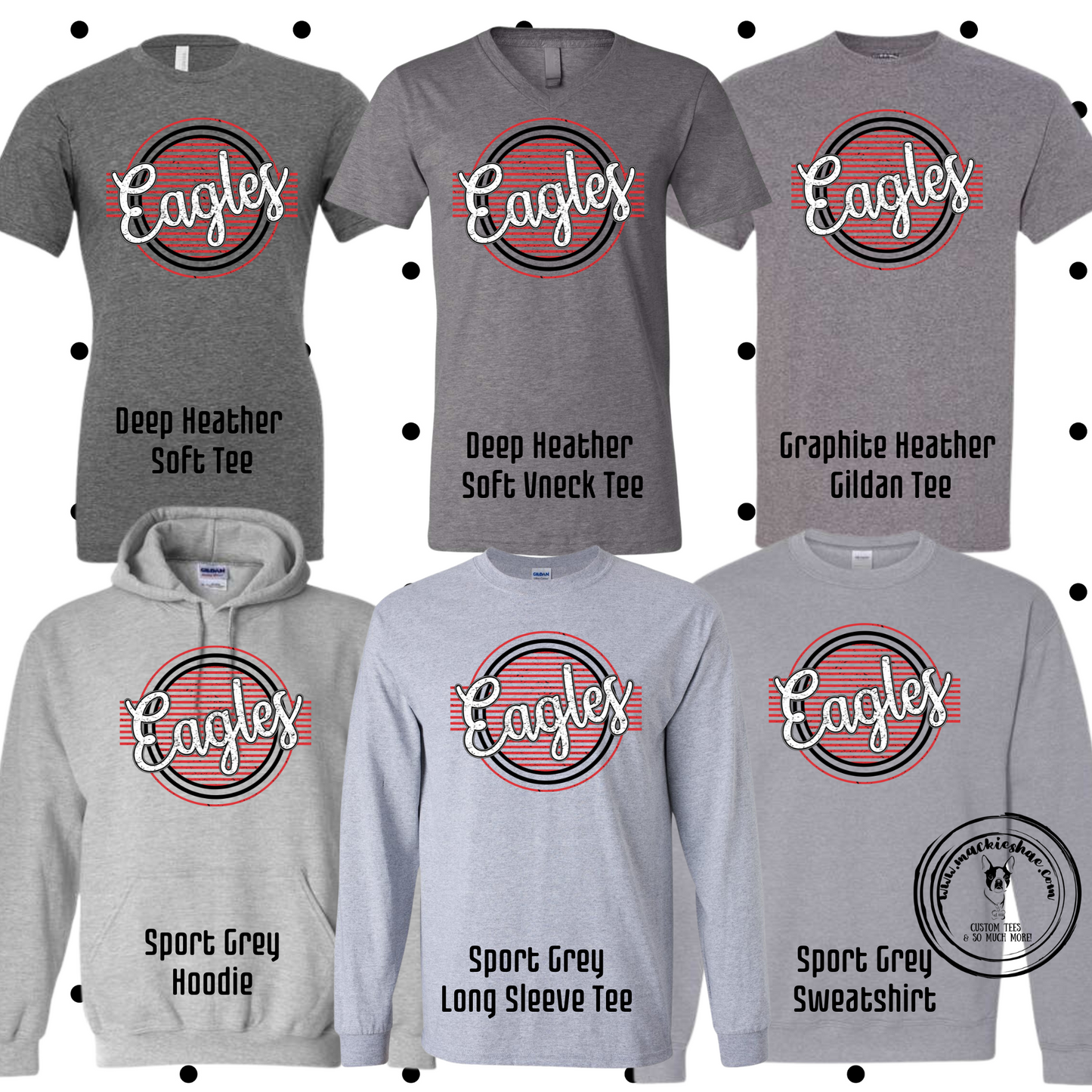 MMS- Eagles Line Circle Grey Gear