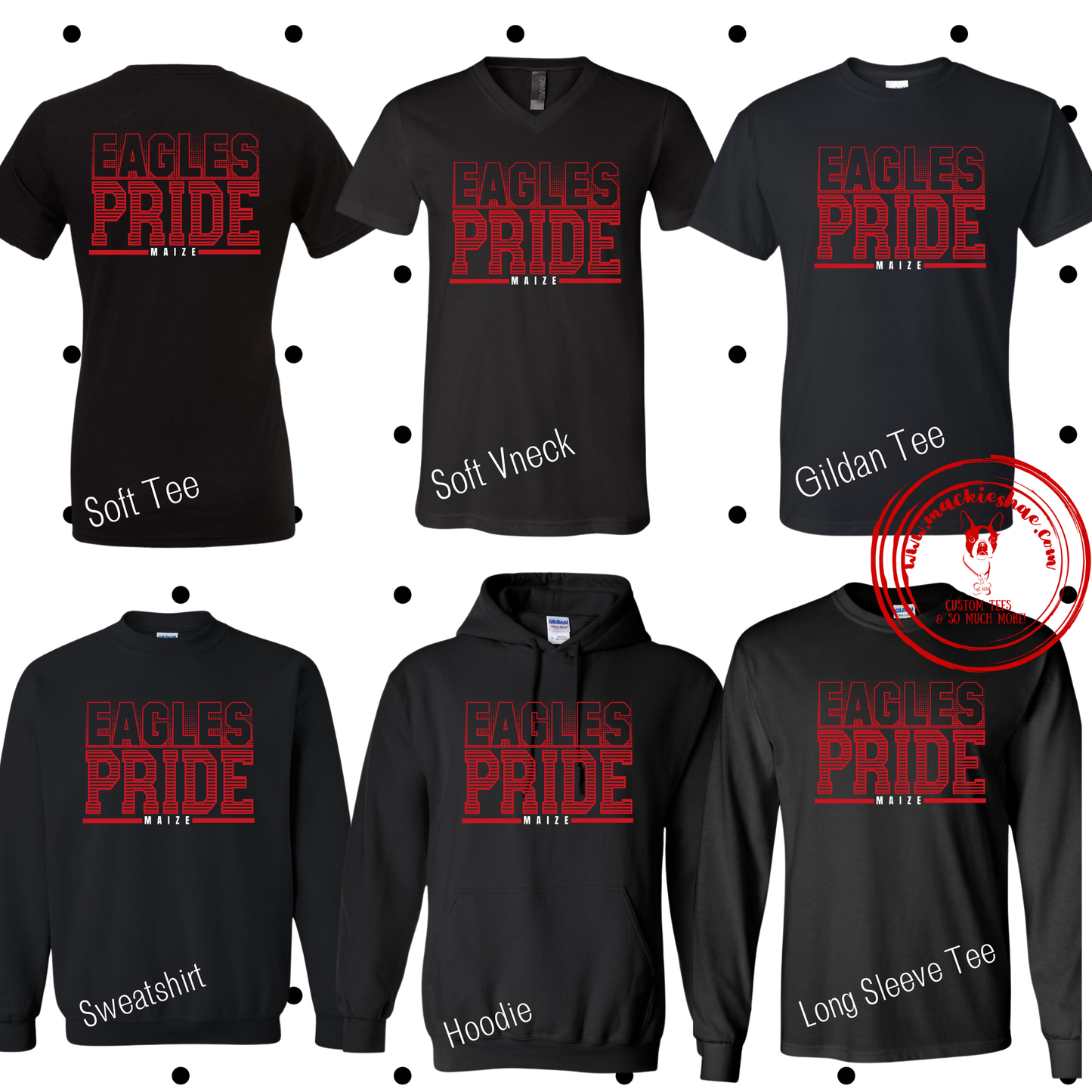 MMS- Eagles Pride Maize Black Gear