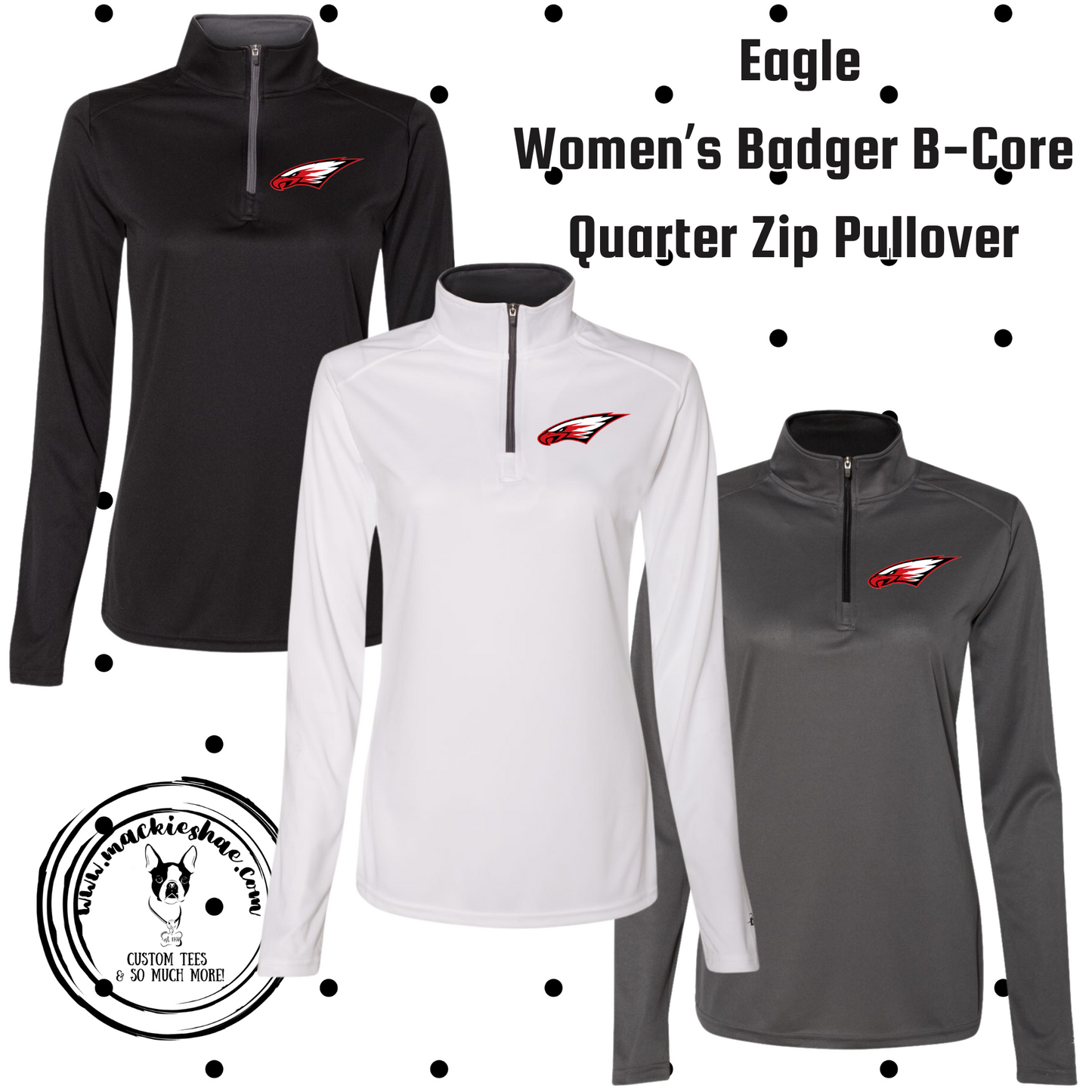 MMS- Eagle B-Core Quarter Zip Pullover (women's and men's sizes)