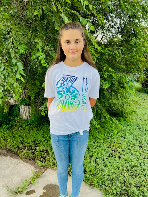 Grade Ombre Custom Shirt for Kids and Adults, Soft Short Sleeve (Get any Grade)