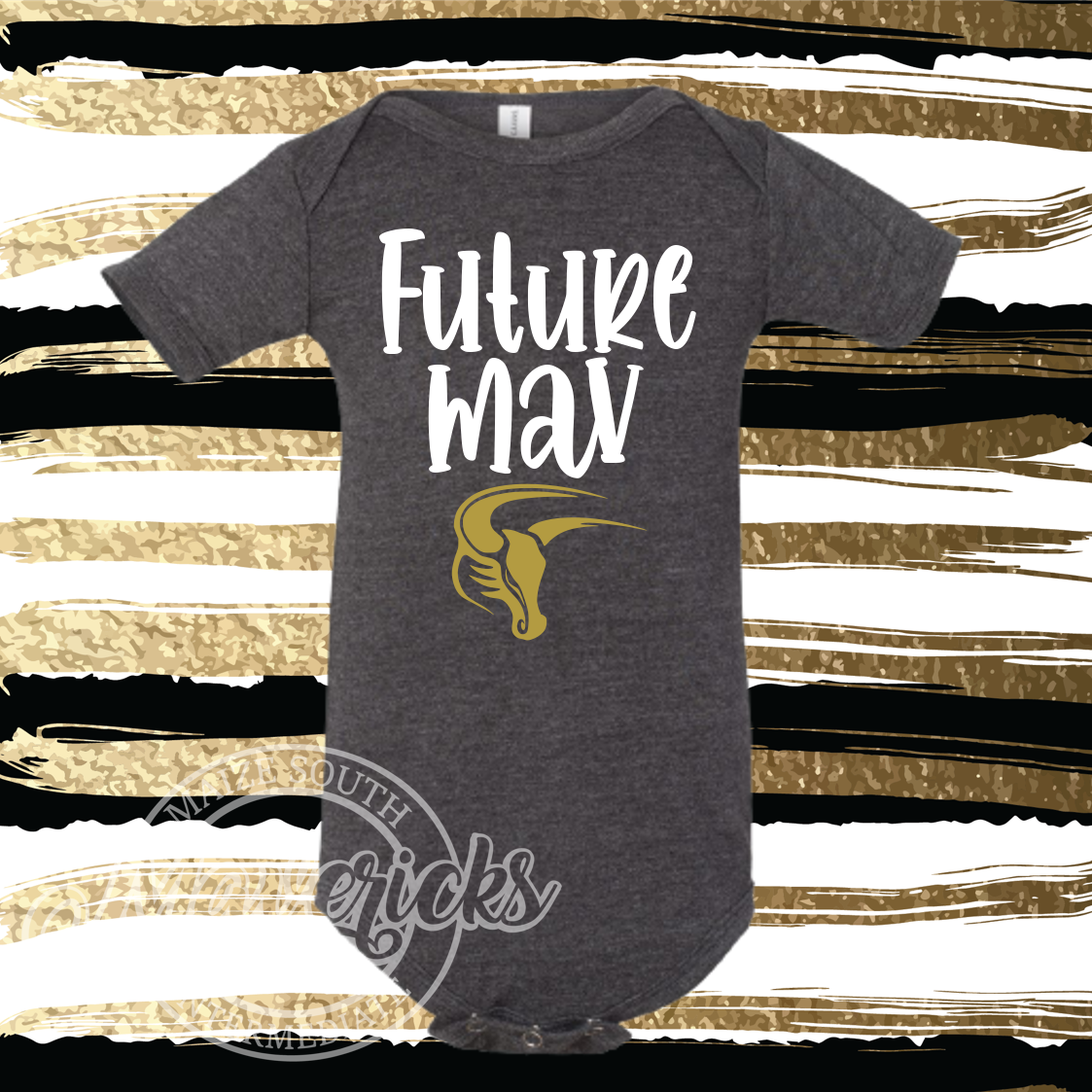 Future Mav Custom Shirt for Kids, Baby One-Piece (7 Color Options)