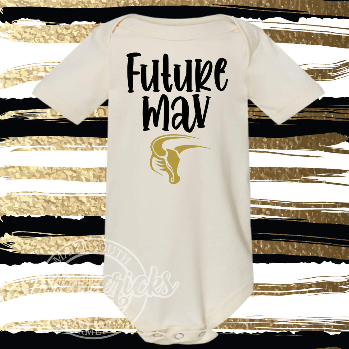 Future Mav Custom Shirt for Kids, Baby One-Piece (7 Color Options)