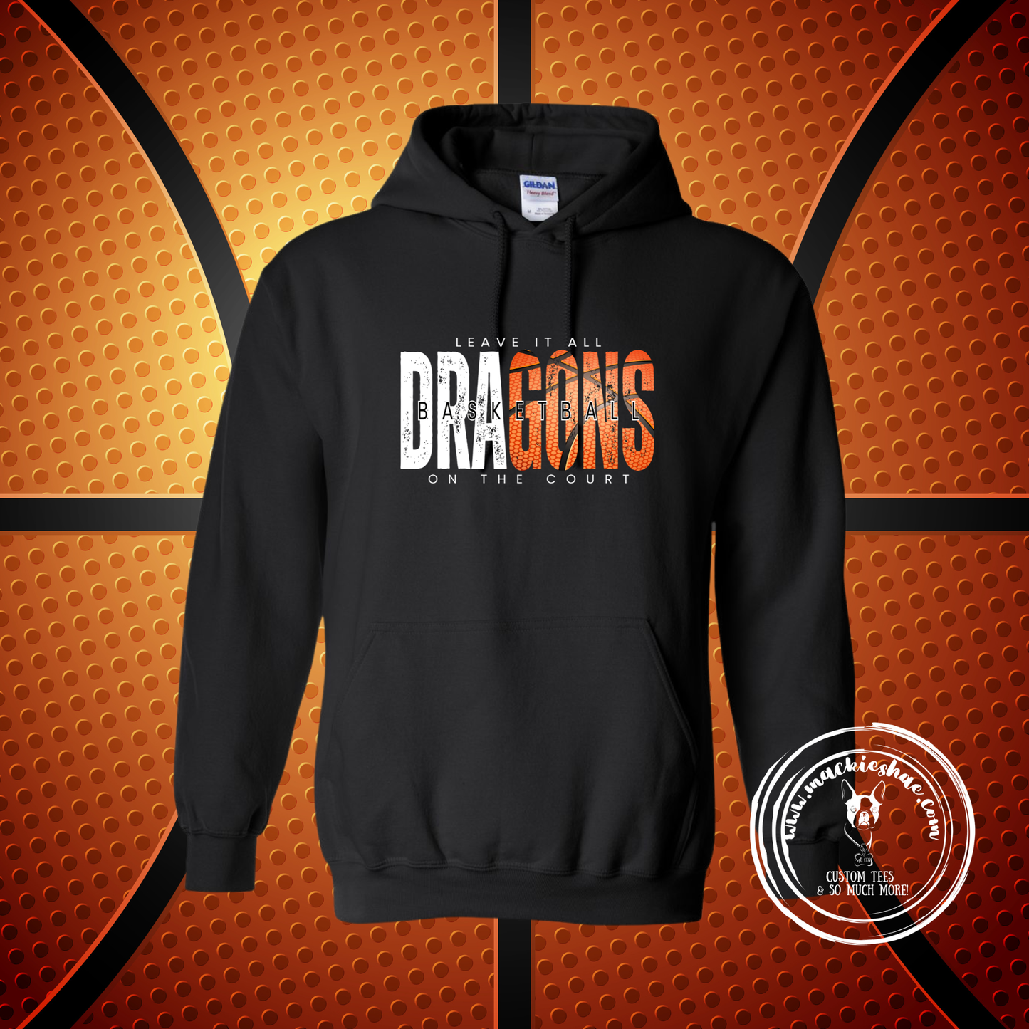 Leave it All on the Court Dragons Basketball Custom Shirt, Hoodie