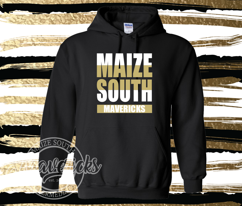 MSIS PTO-Maize South Mavericks Bold Hoodie for Youth and Adults