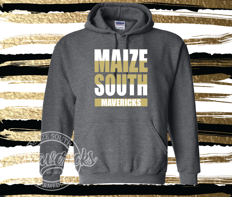 MSIS PTO-Maize South Mavericks Bold Hoodie for Youth and Adults
