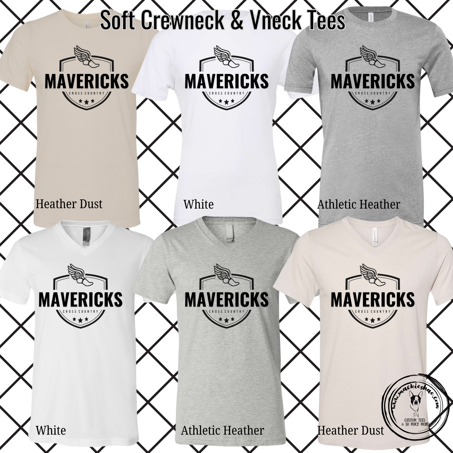 Mavs-Mavericks Cross Country Bella Soft Short Sleeve Tee **SALE WHILE SUPPLIES** RETIRED