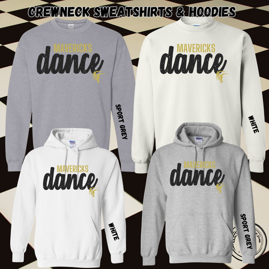Mavs- Mavericks Dance Crewneck Sweatshirt **SALE WHILE SUPPLIES LAST** RETIRED