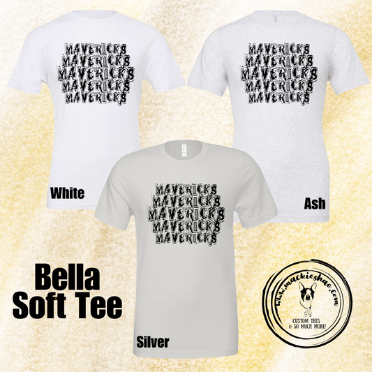 Mavs- Mavericks Faded Block Soft Tee **SALE WHILE SUPPLIES LAST** RETIRED