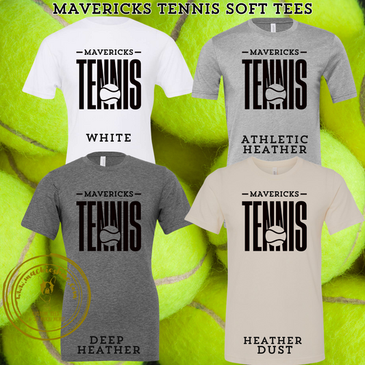 Mavs-Mavericks Tennis Bella Soft Crewneck Short Sleeve Tee **SALE WHILE SUPPLIES LAST** RETIRED