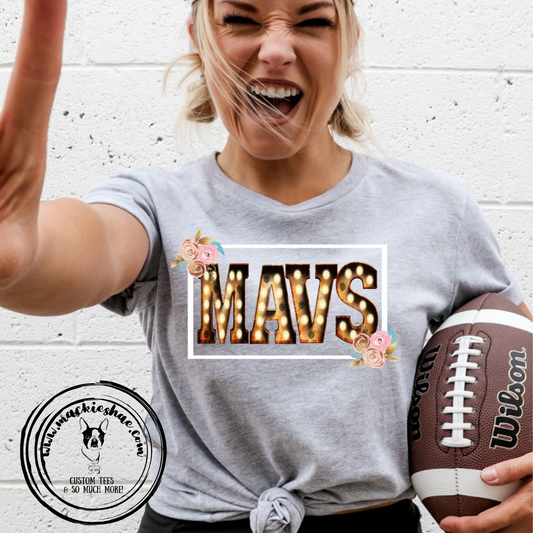 Mavs- Mavs Marquee Soft Athletic Heather Short Sleeve Tee**SALE WHILE SUPPLIES LAST** RETIRED