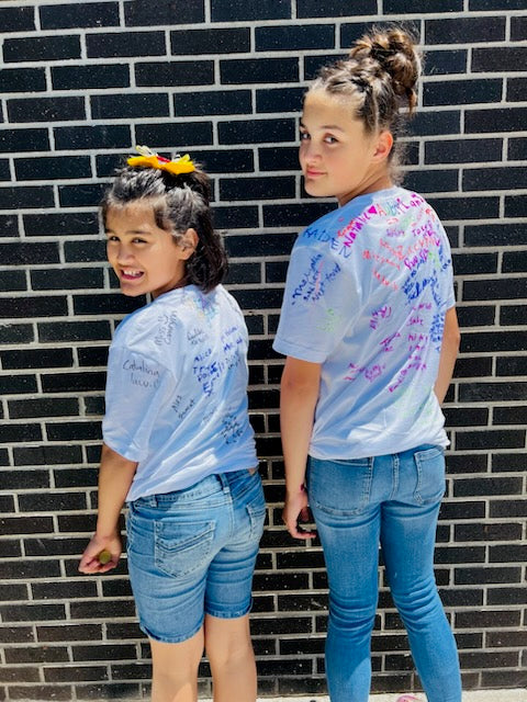 Official Last Day of School Autograph Shirt Custom Shirt for Kids and Adults, Soft Short Sleeve (Get any year)