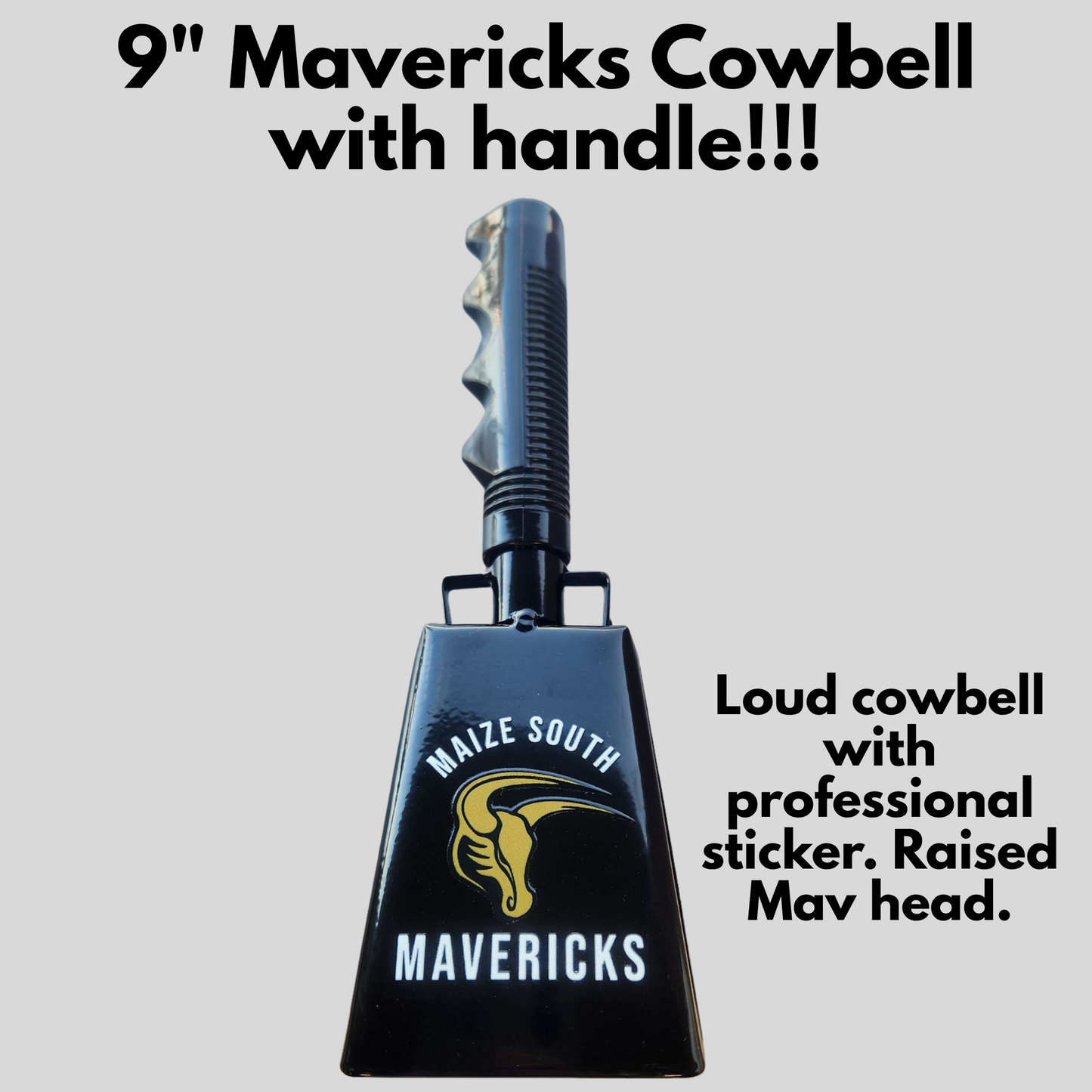 Mavs- Mavericks Cowbell with Handle