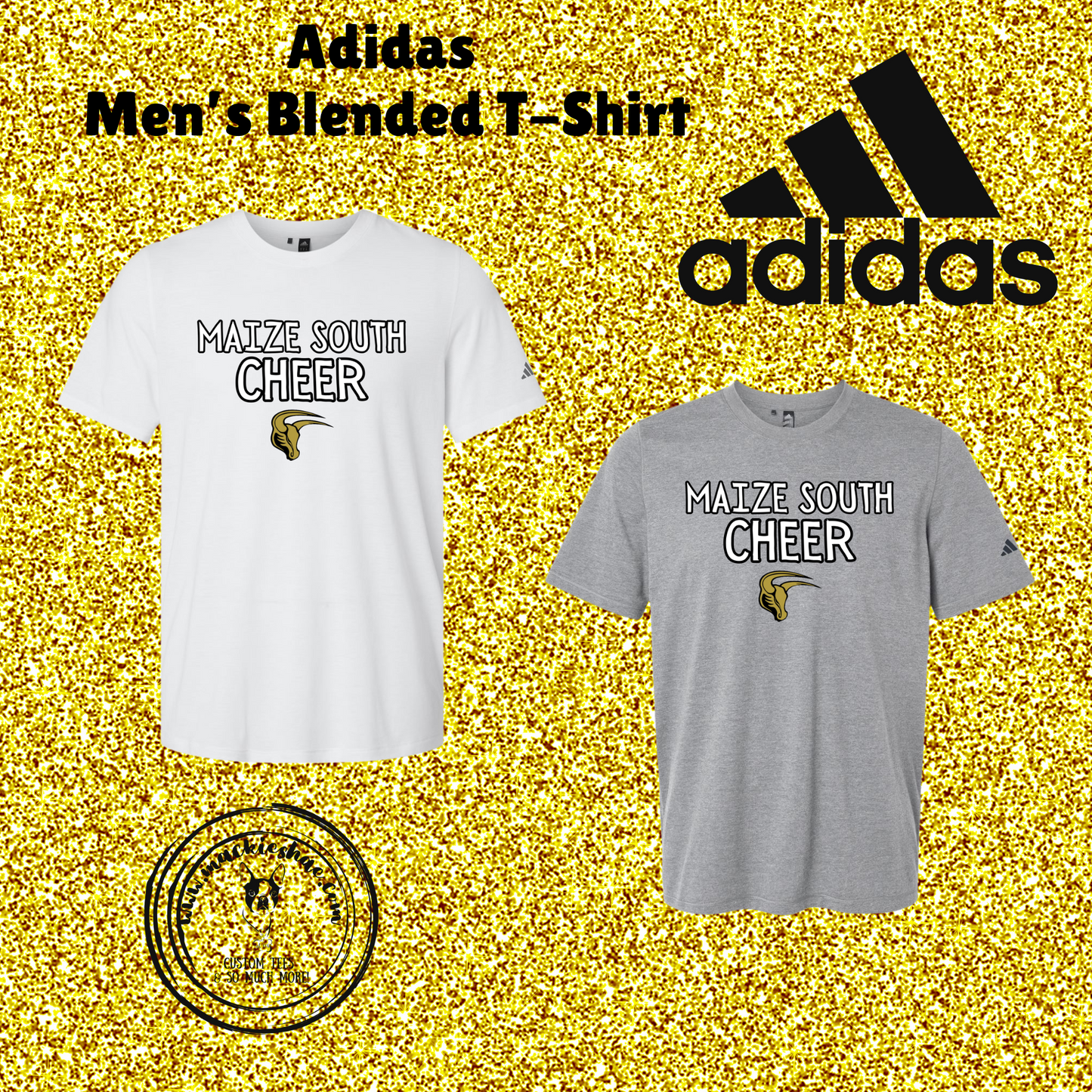 MSHS Cheer-Maize South Cheer with Mav ADIDAS Men's Blended T-Shirt
