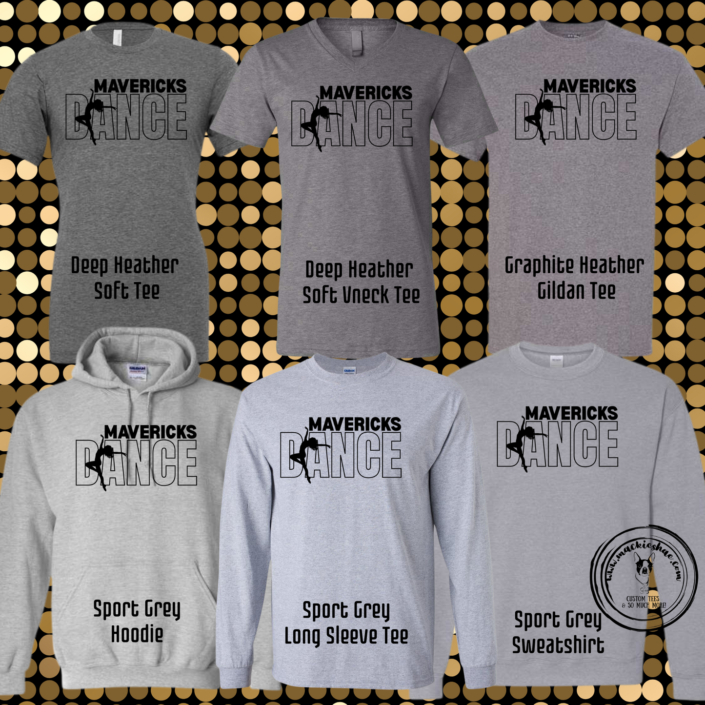 MSHS Dance- Mavericks Dance with Dancer Grey Gear