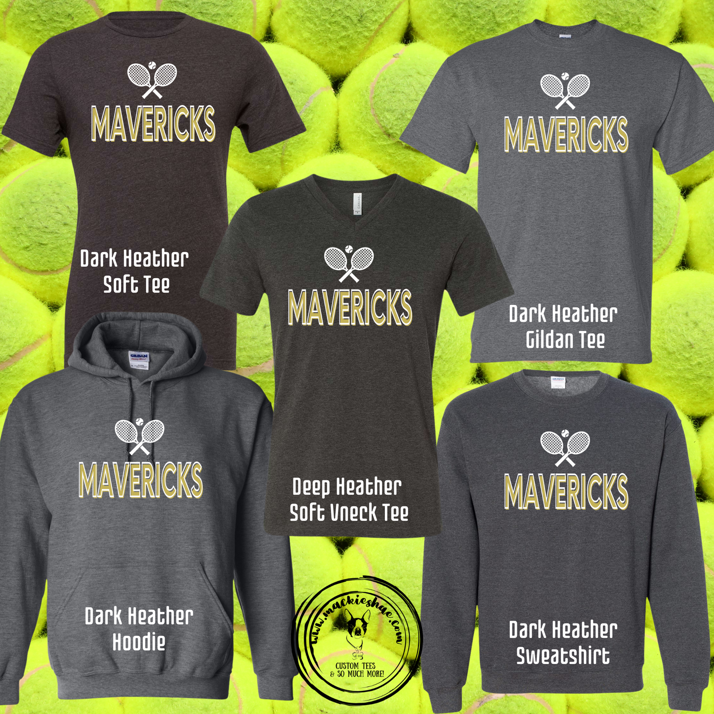 Mavericks Tennis Grey Gear