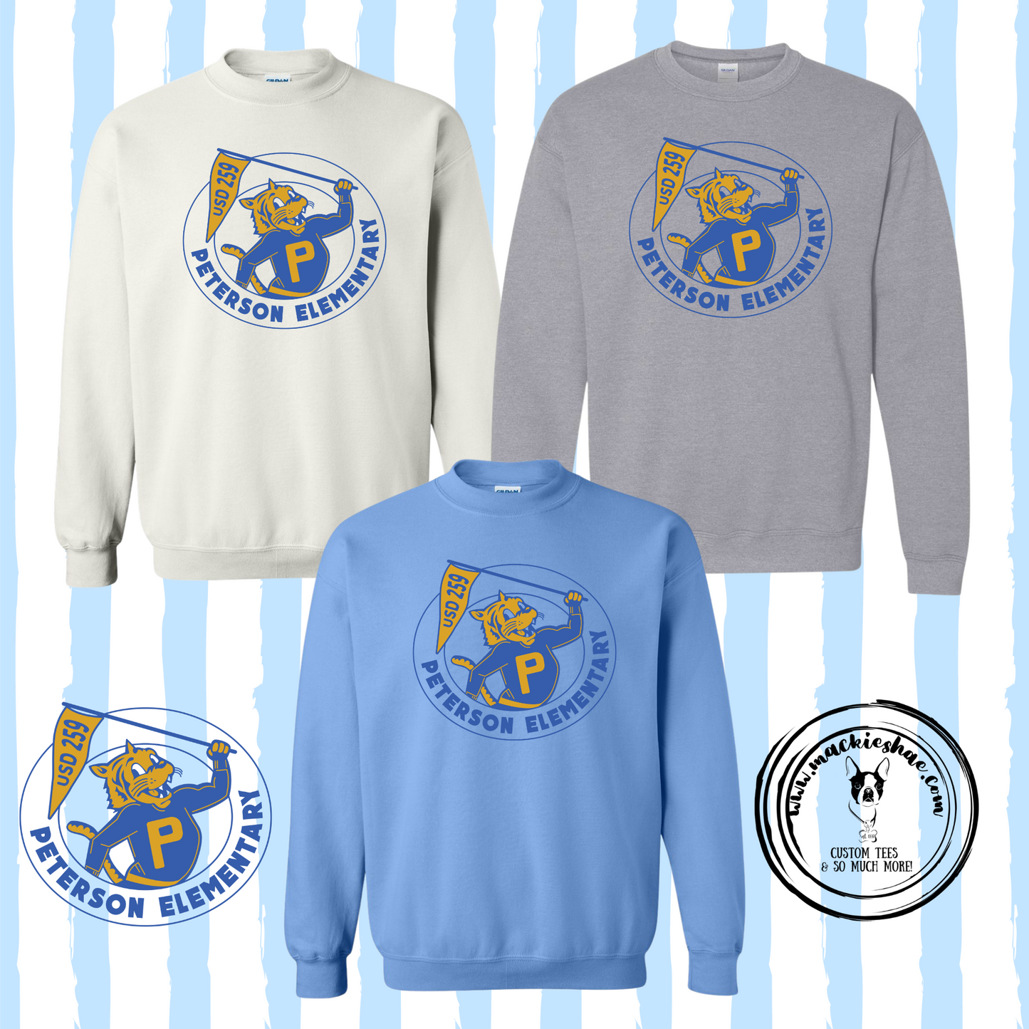 Peterson Elementary USD259 Crewneck Sweatshirt