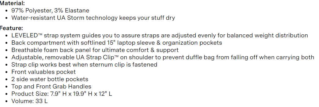 Mavs- Maverick Under Armour Contain Black with Gold UA Backpack with Embroidery Design, Personalize with your Name!