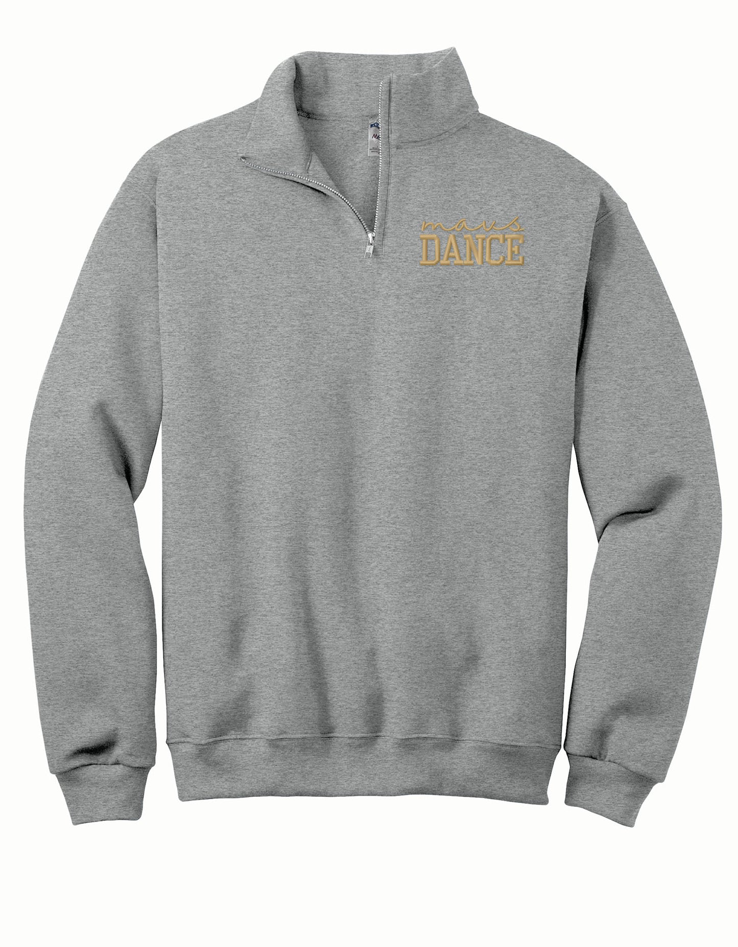 MSHS Dance- Mavs Dance Embroidered 1/4 Zip Sweatshirt