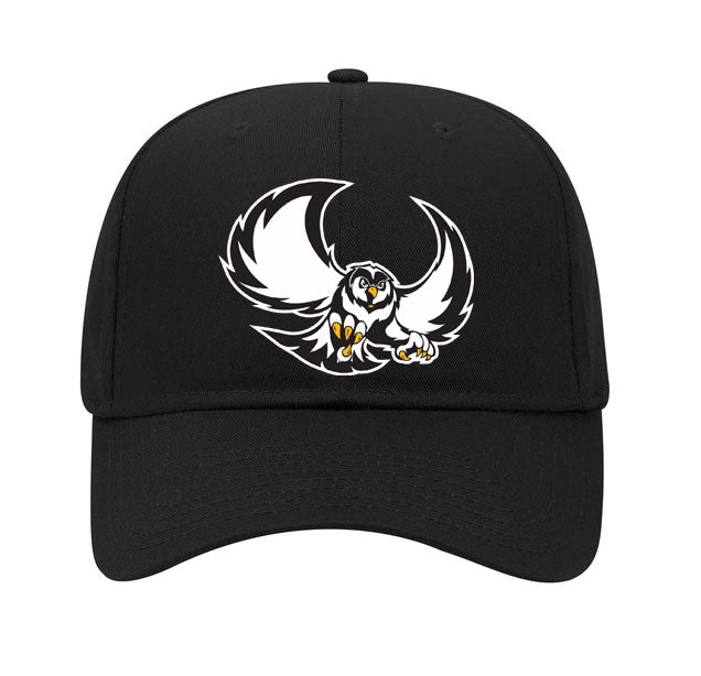 Garden Plain Hat, Poly/Cotton Twill (structured, mid-profile) with Snap Closure (4 Color Options, 2 Design Options)