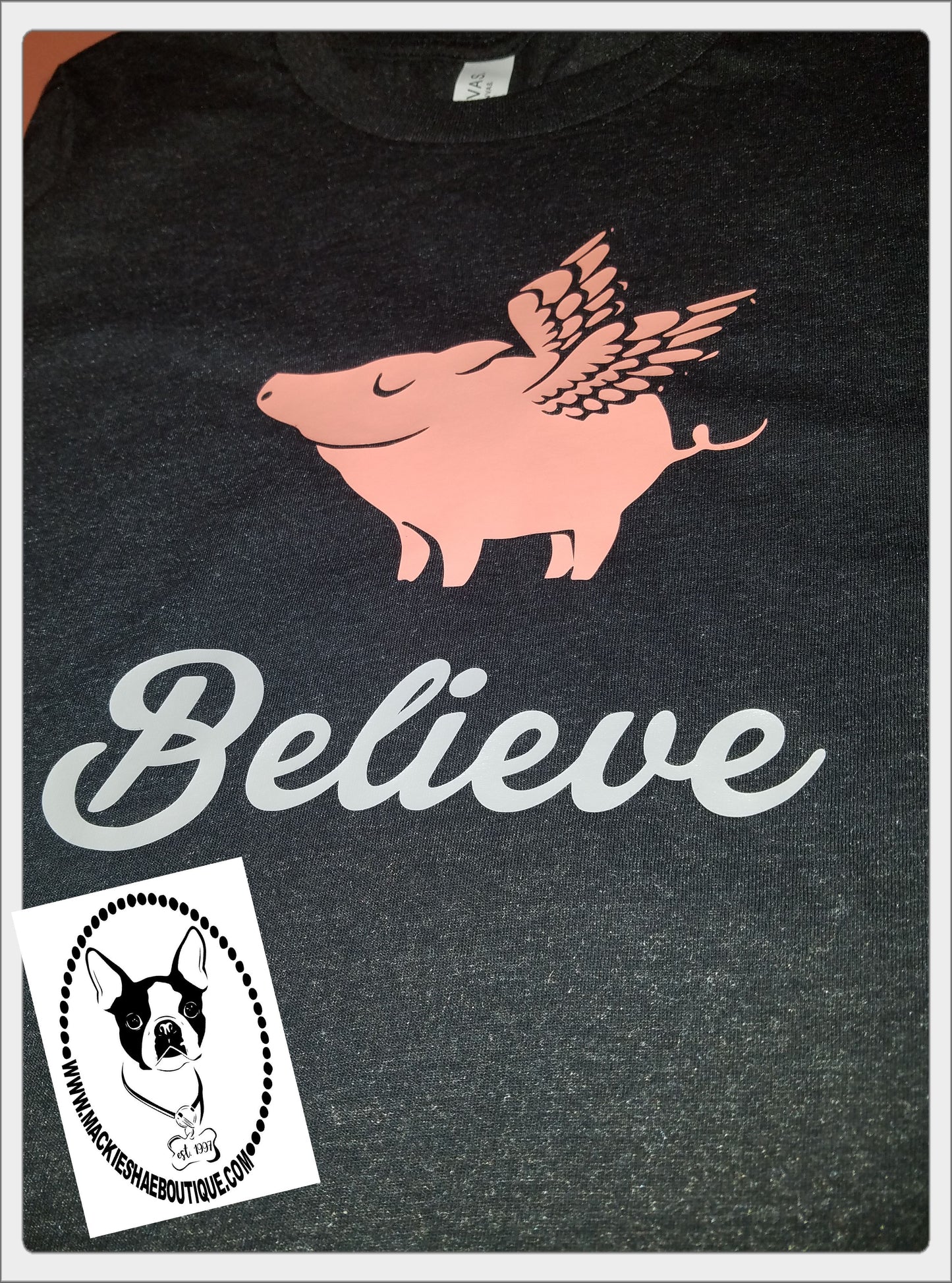 Believe When Pigs Fly Custom Shirt for Kids