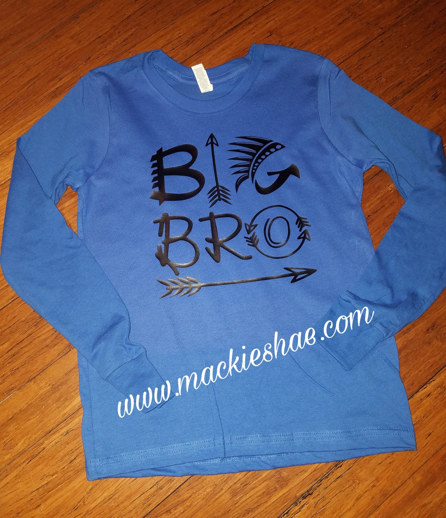 Big Bro with Arrows Custom Shirt for Kids, Long Sleeve