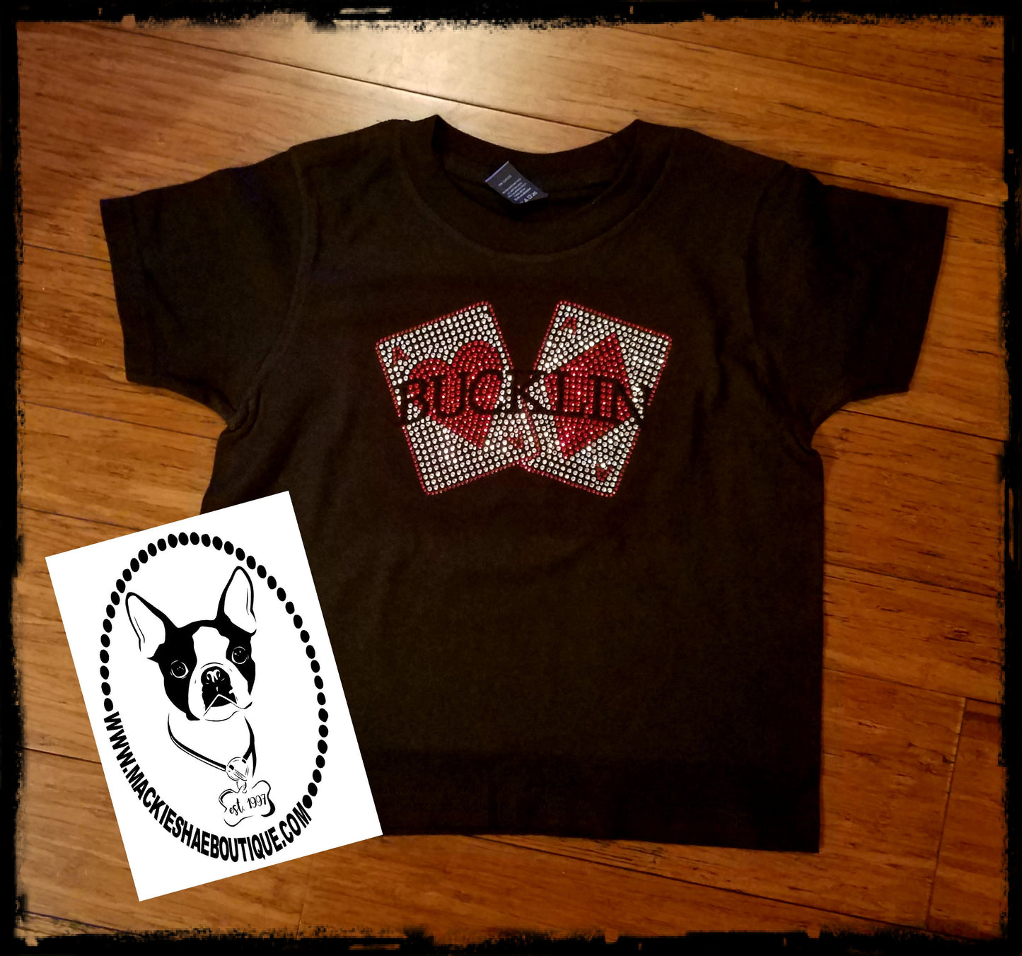 Bucklin Aces Bling Custom Shirt for Kids, Short Sleeve