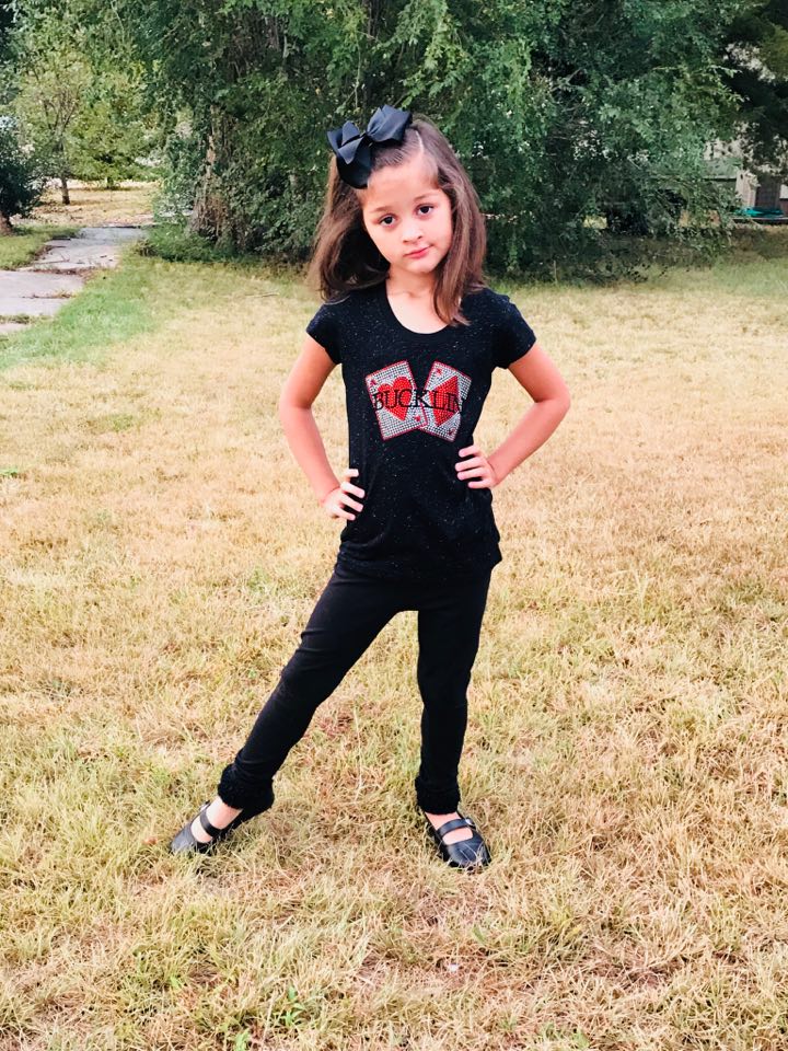 Bucklin Aces Bling Custom Shirt for Kids, Short Sleeve