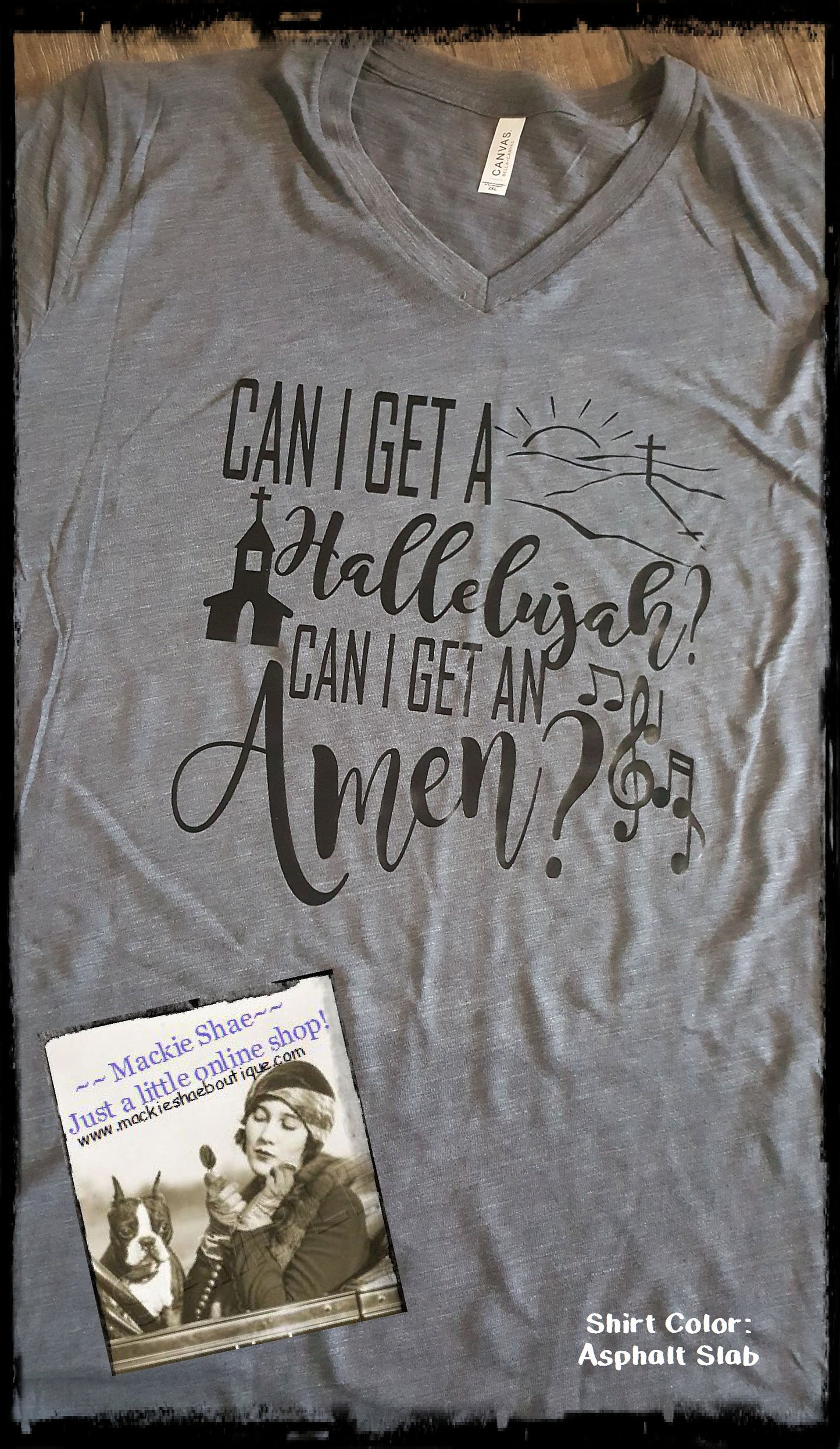 Can I Get A Hallelujah? Custom Shirt, Short Sleeve