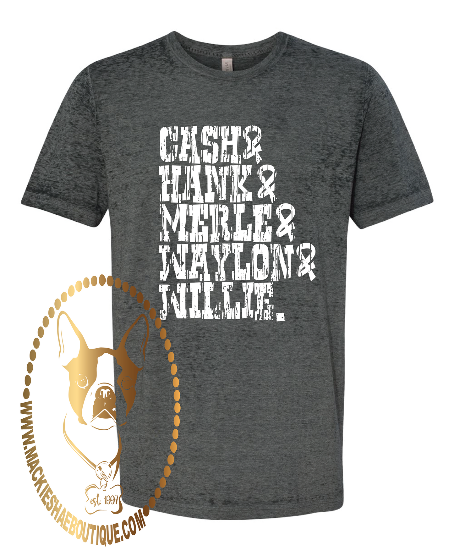 Cash & Hank & Merle & Waylon & WIllie. Custom Shirt, Short Sleeve