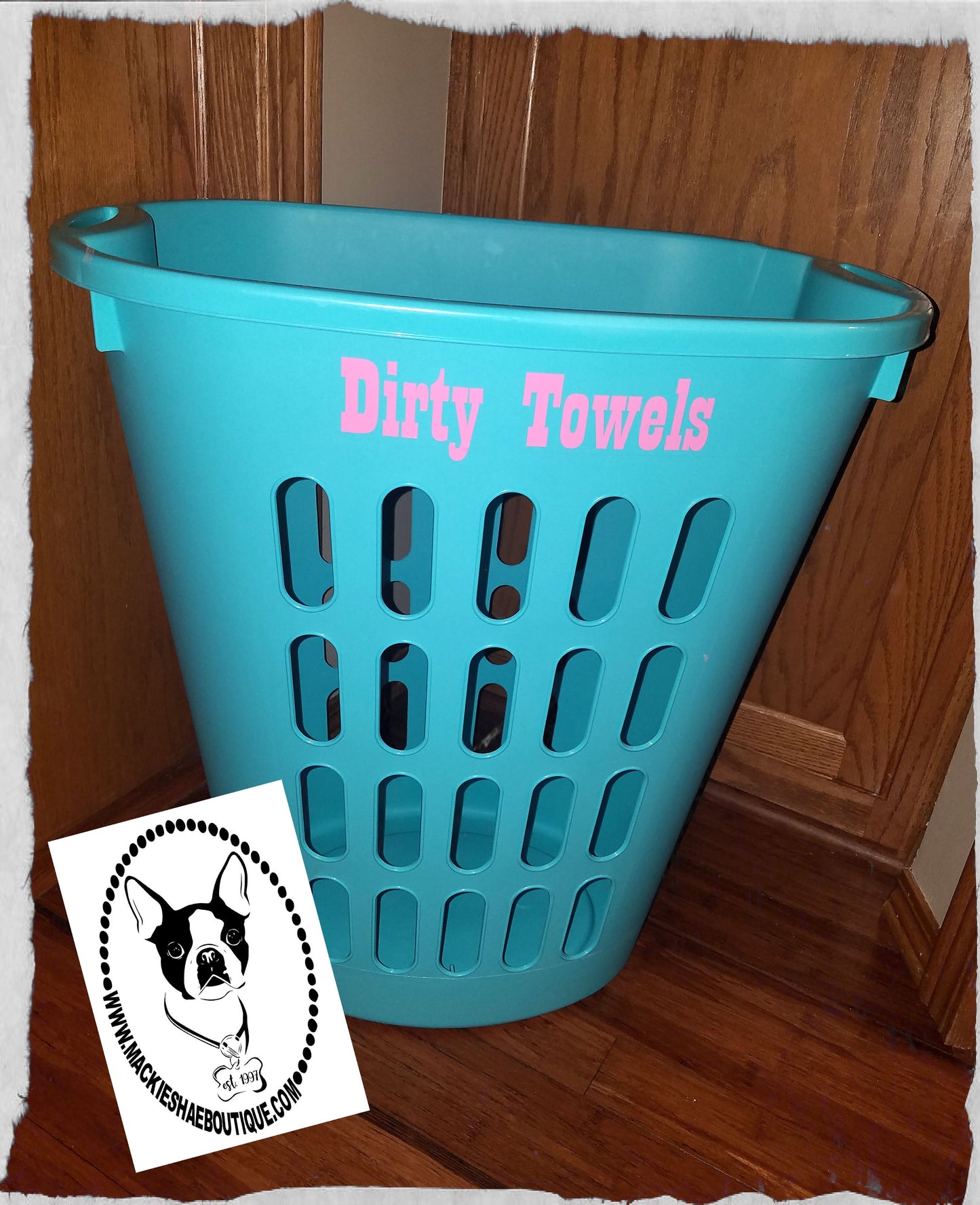 Dirty Clothes... Dirty Towels Custom Decals (set of 2)