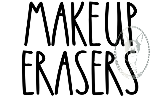 Makeup Erasers Custom Decal
