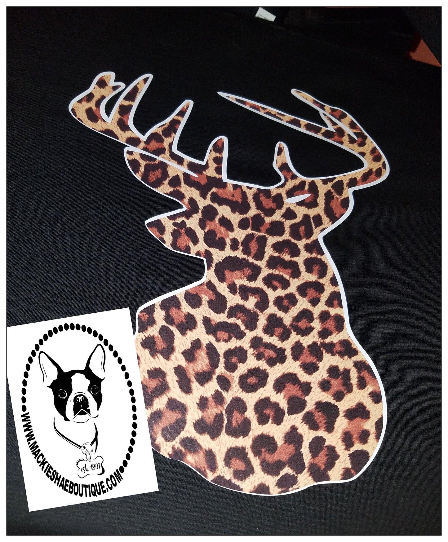 Leopard Deer Silhouette Custom Shirt, Long-Sleeve