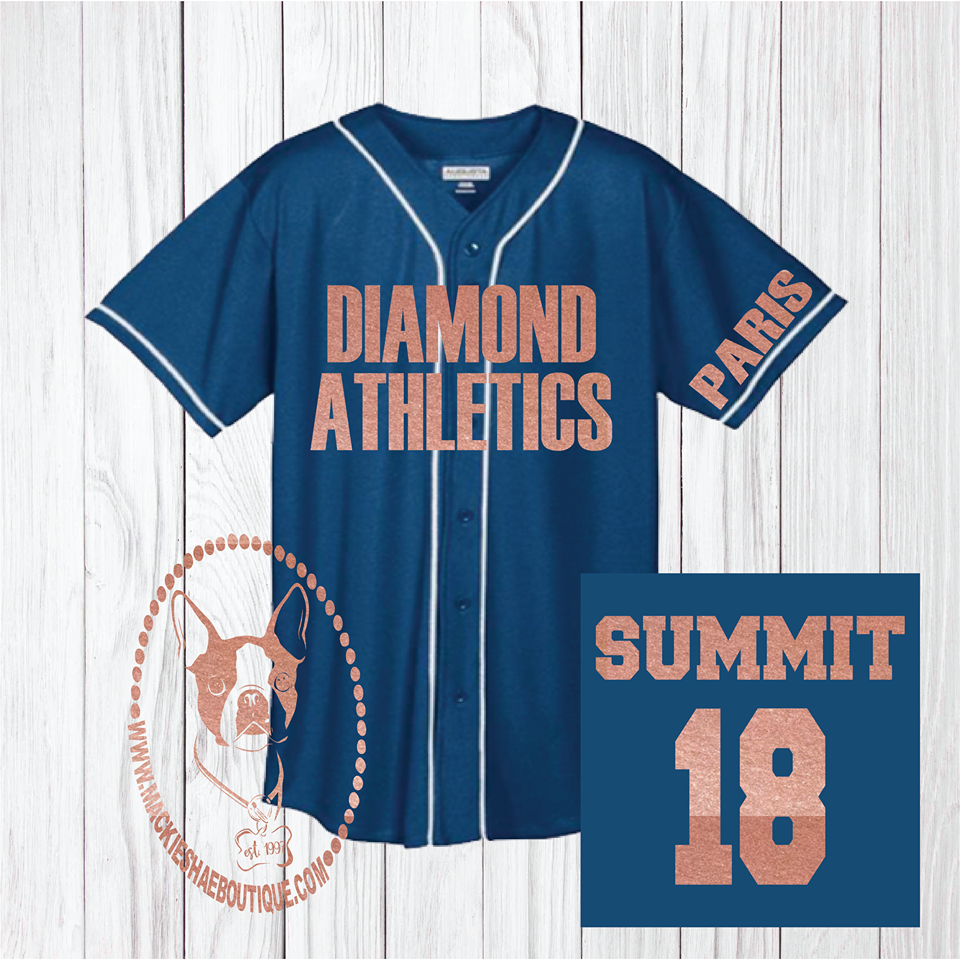 Diamond Athletics Summit Custom Shirt, Baseball Jersey – Mackie Shae