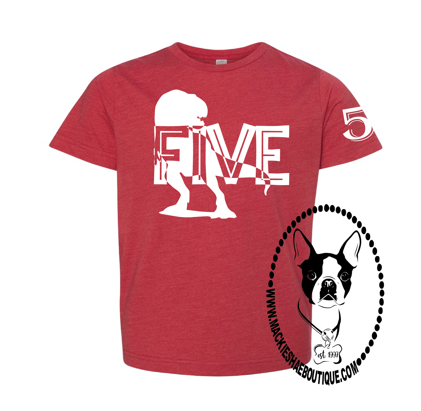 Dinosaur Birthday Custom Shirt for Kids, Short Sleeve