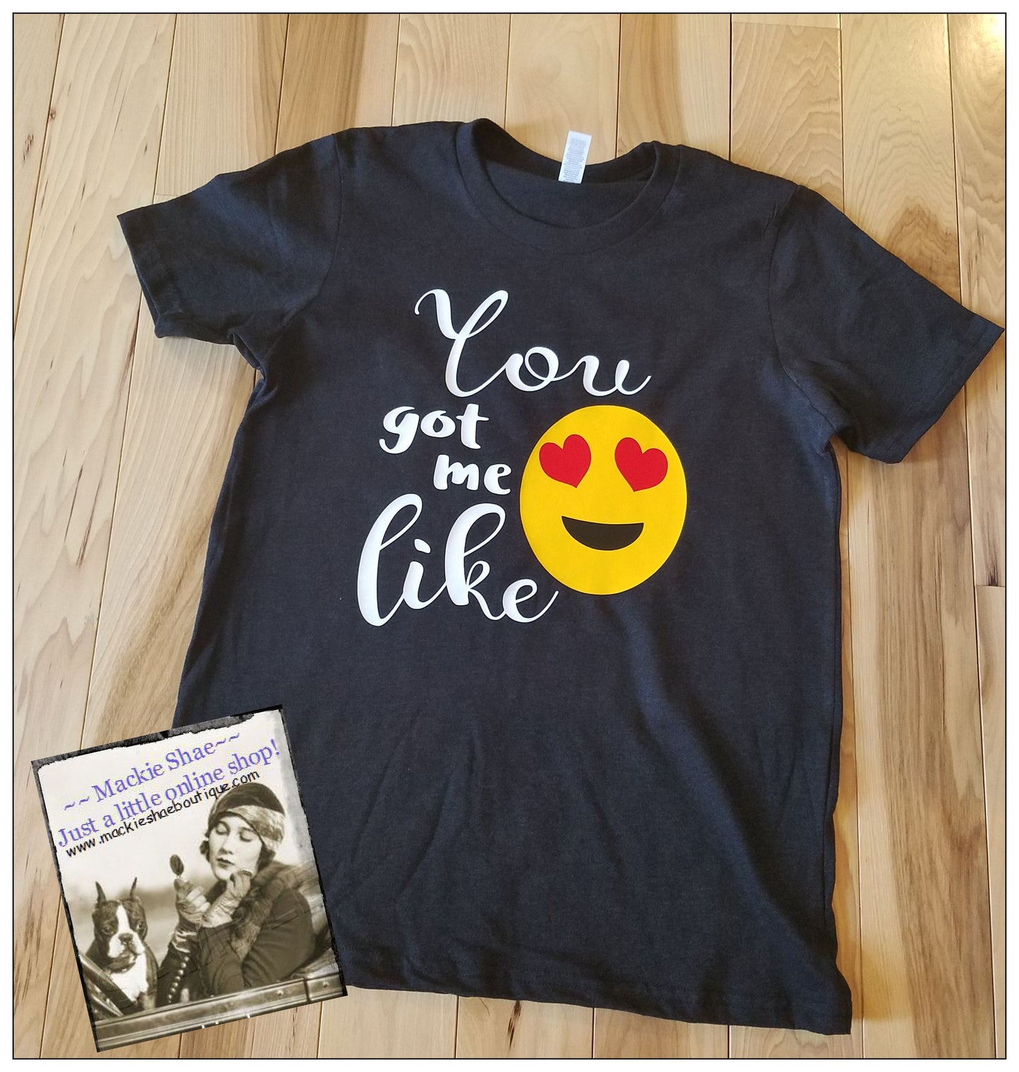 Emoji You Got Me Like Heart Custom Shirt for Kids