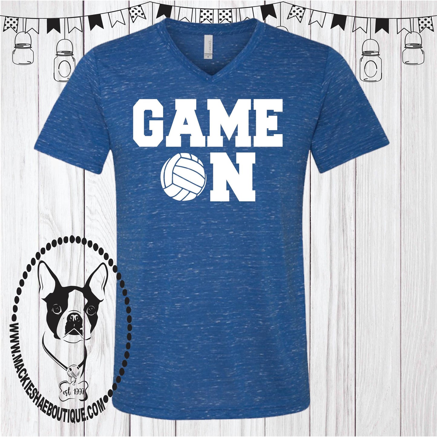 Game On Volleyball (get any ball) Custom Shirt for Kids and Adults, Short Sleeve