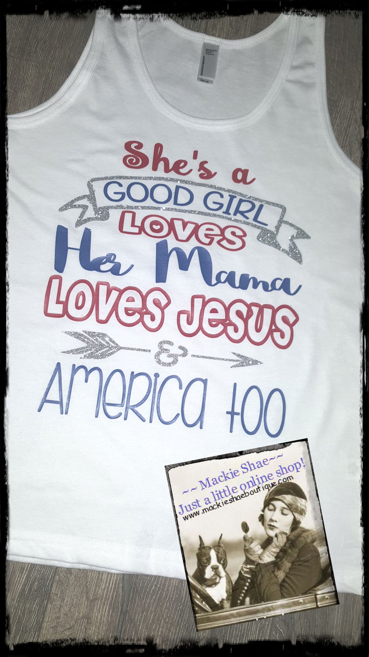 She's a Good Girl... Custom Shirt for Kids, Tank
