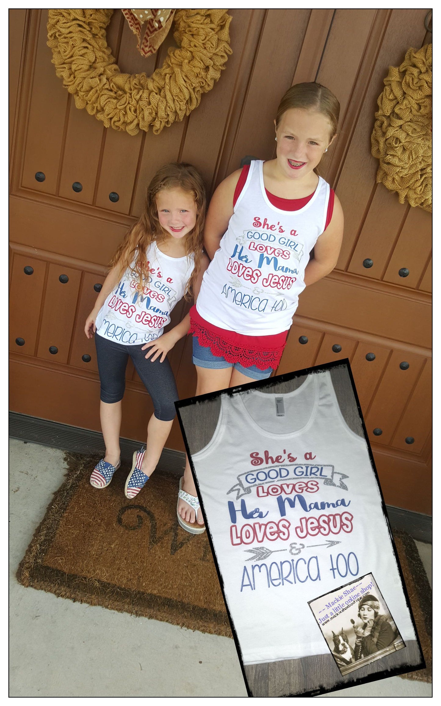 She's a Good Girl... Custom Shirt for Kids, Tank