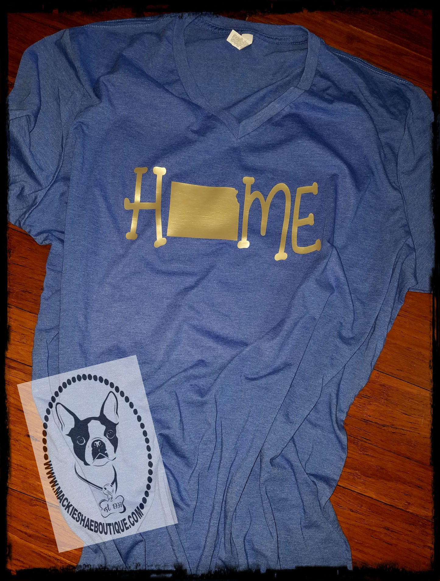 Home, State of Kansas (pick any state) Custom Shirt, Short-Sleeve