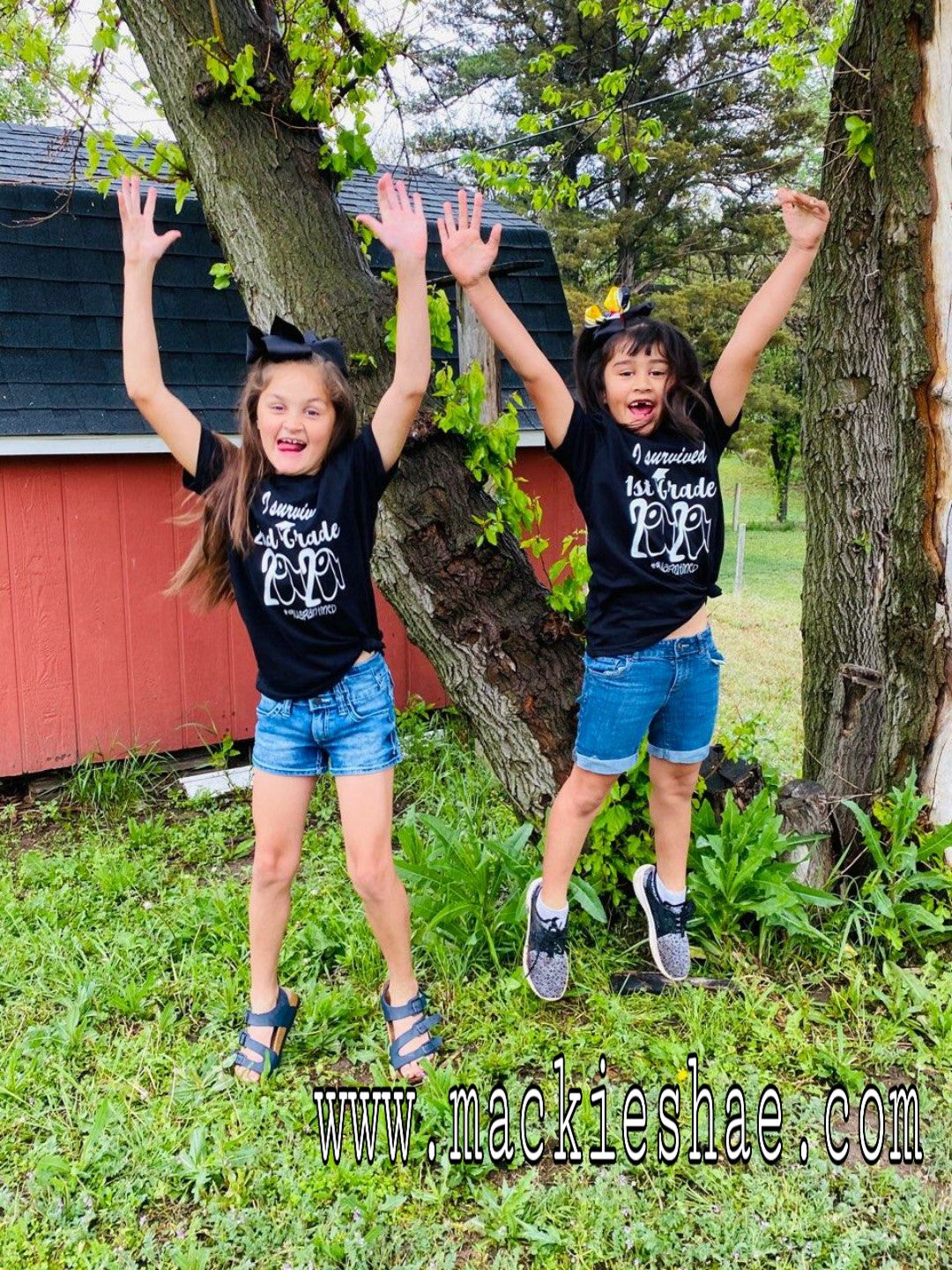 I Survived (Any Grade) 2020 #quarantined Custom Shirt for Kids, Soft Short Sleeve